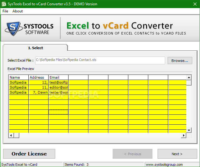 excel to vcard converter tool